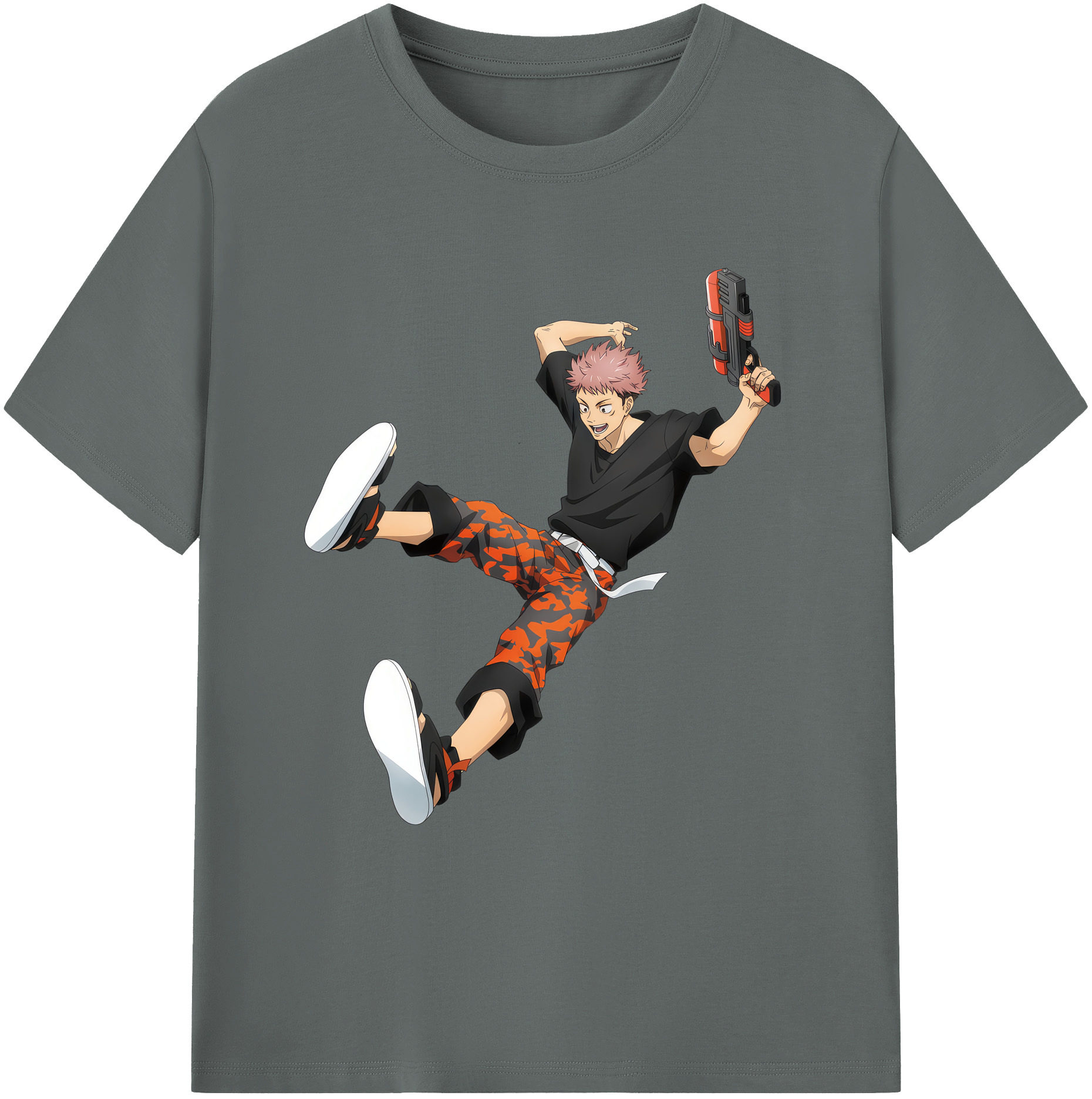 （画像用） 呪術廻戦 Jujutsu Kaisen 綿100％ メンズ半袖Tシャツ｜肌触りやわらか＆通気性